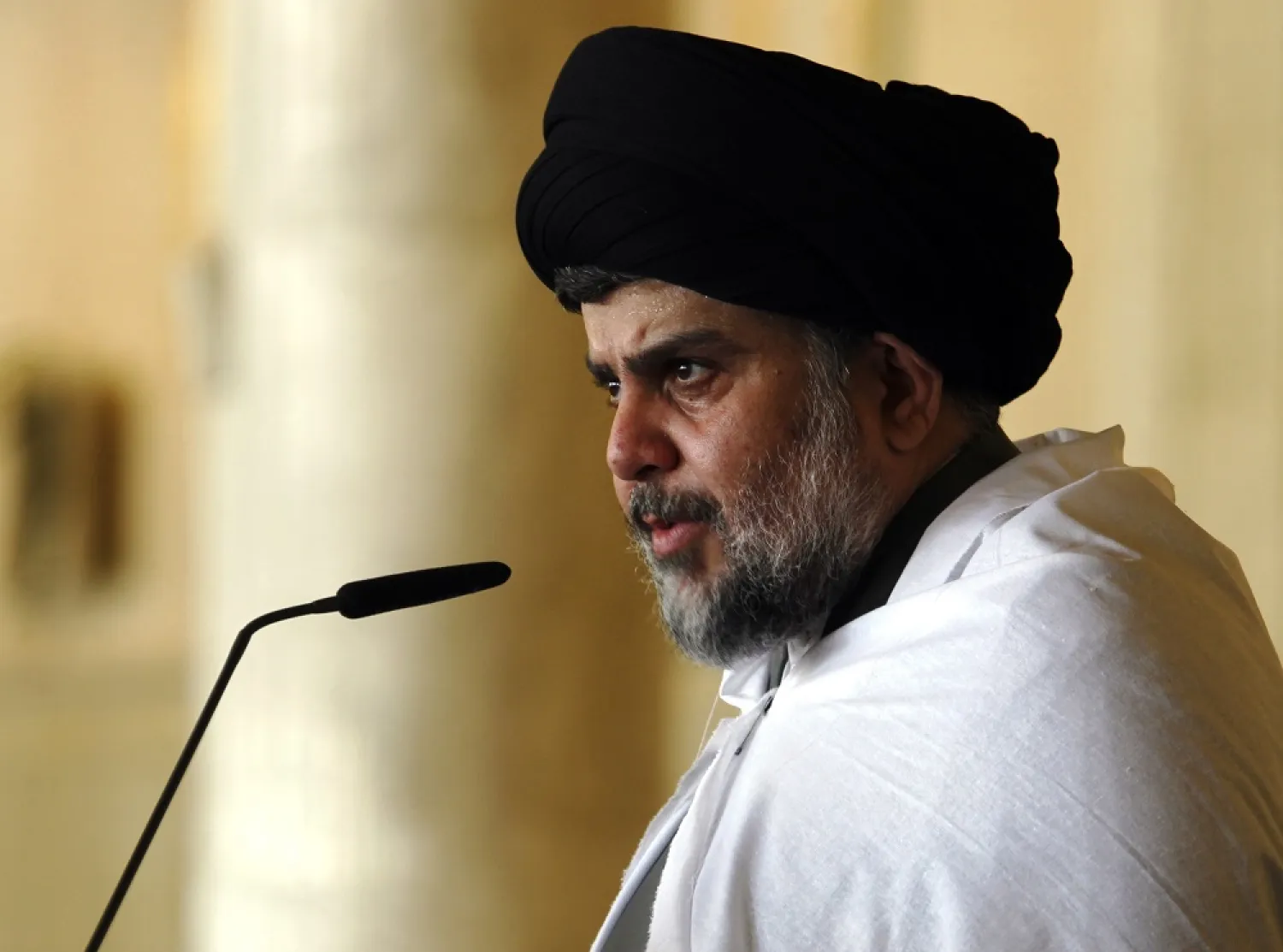 Sadrist movement leader Moqtada al-Sadr. (AFP)