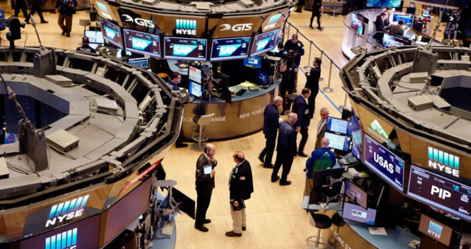 جانب من بورصة نيويورك (أ.ب)