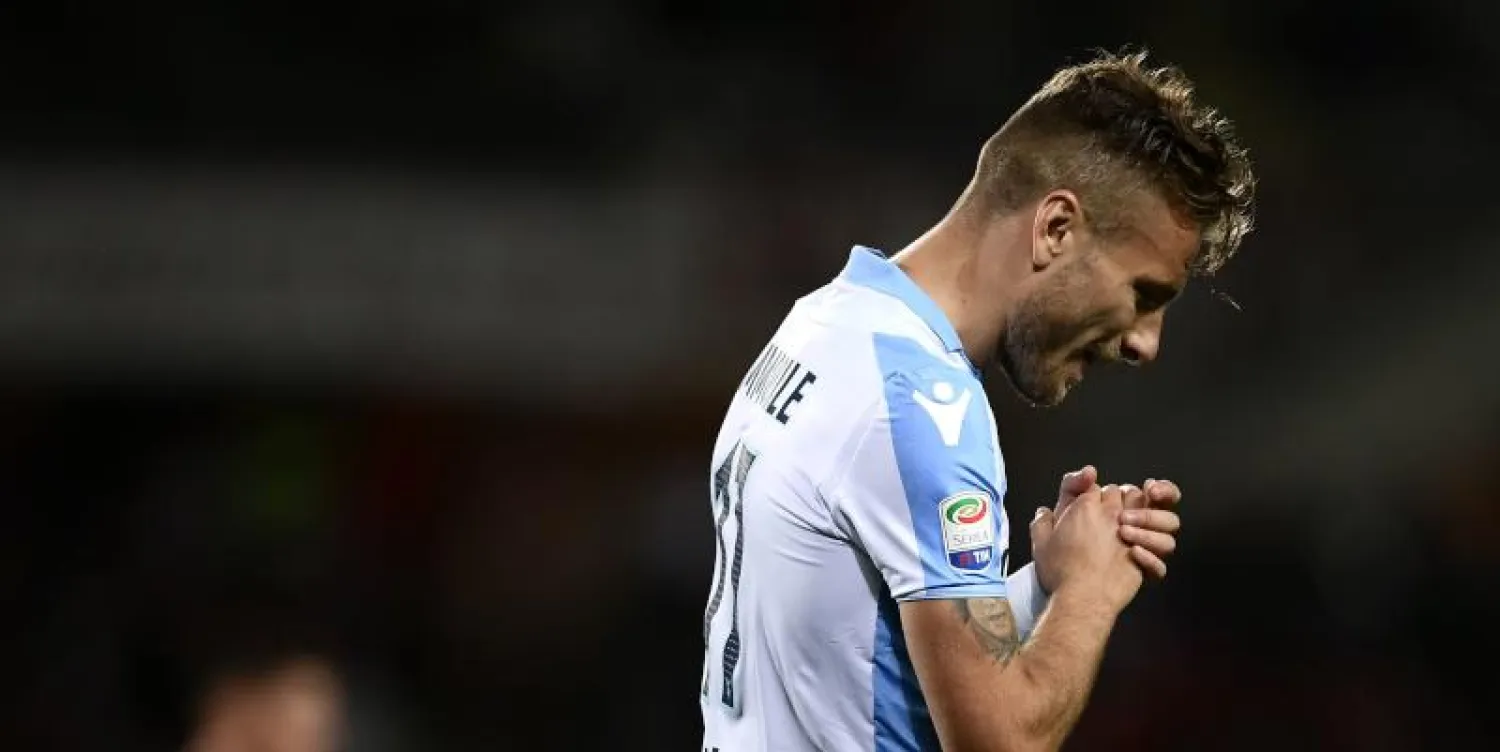 شيرو إيموبيلي مهاجم المنتخب الإيطالي (أ.ف.ب)