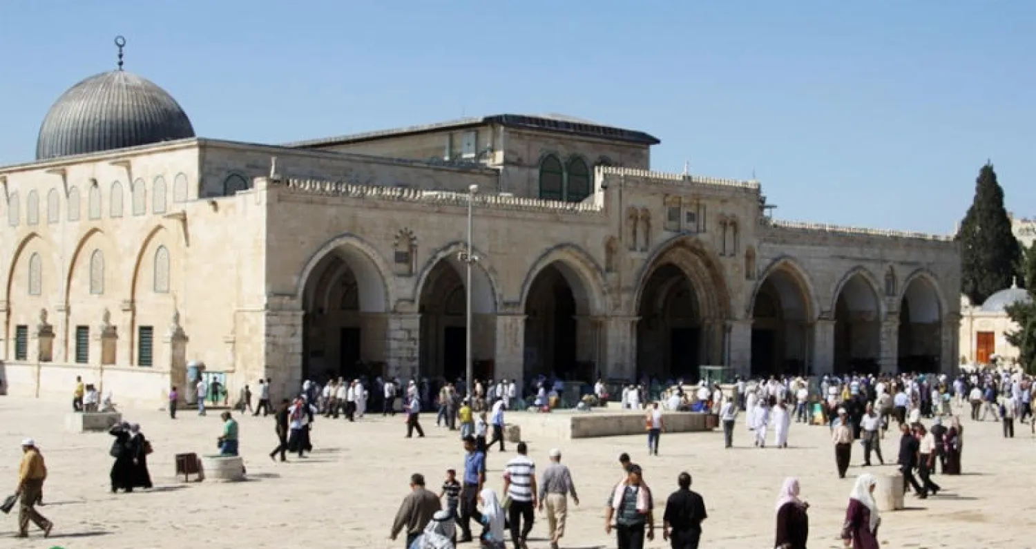 المسجد الأقصى في شرق القدس (أ.ف.ب)