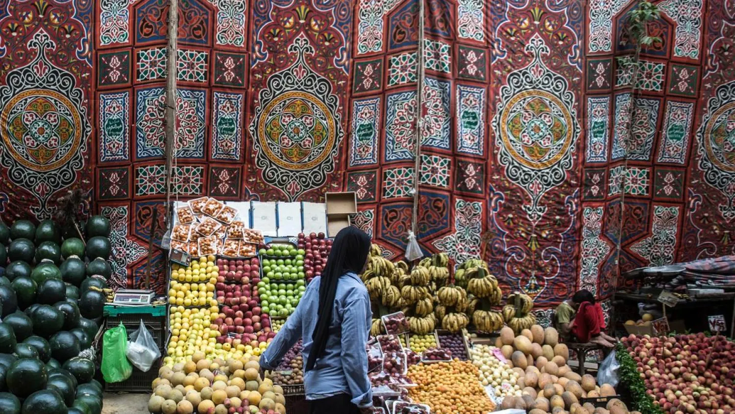 A market in Cairo. (AFP)