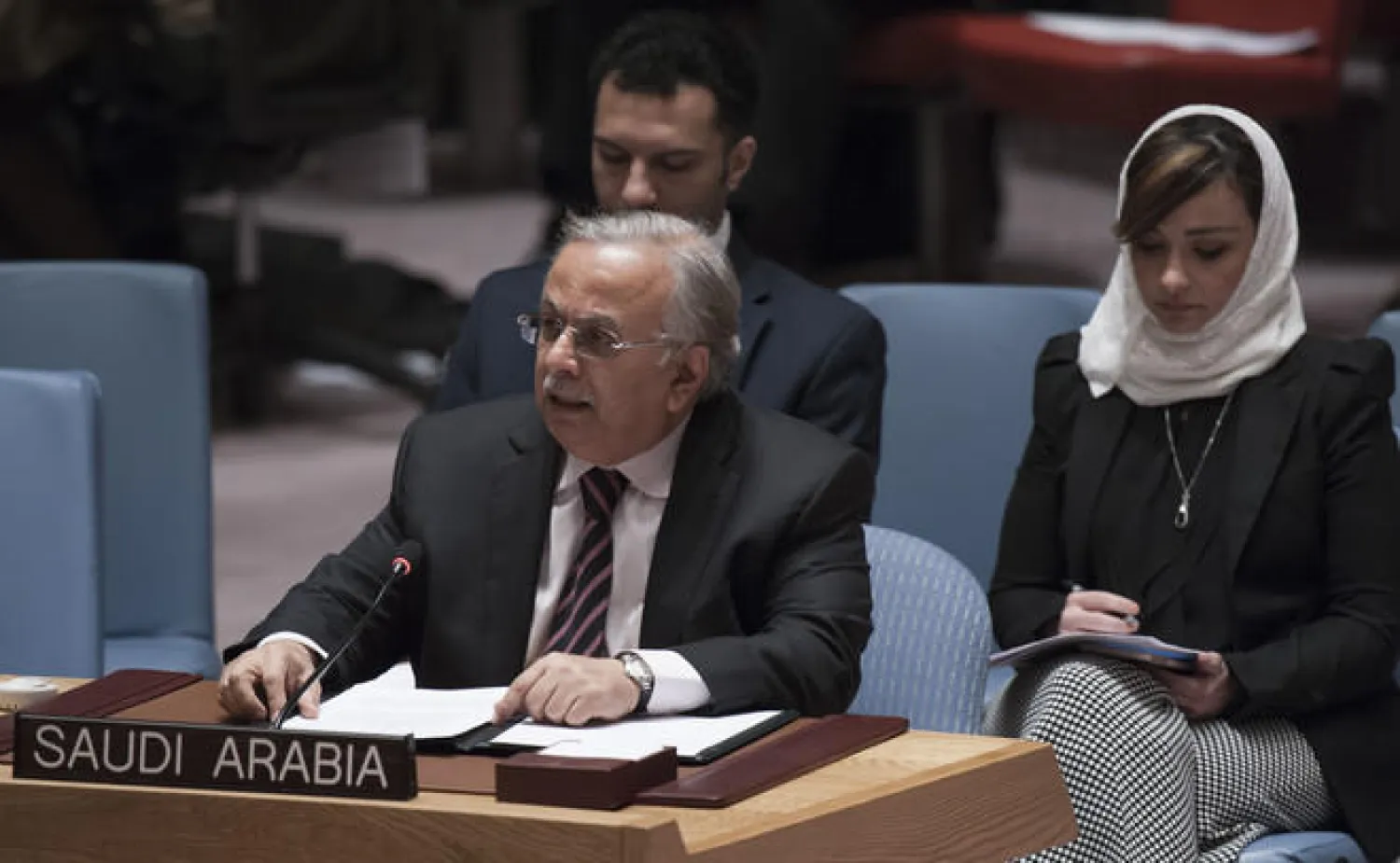 مندوب المملكة الدائم لدى الأمم المتحدة السفير عبد الله المعلمي (واس)