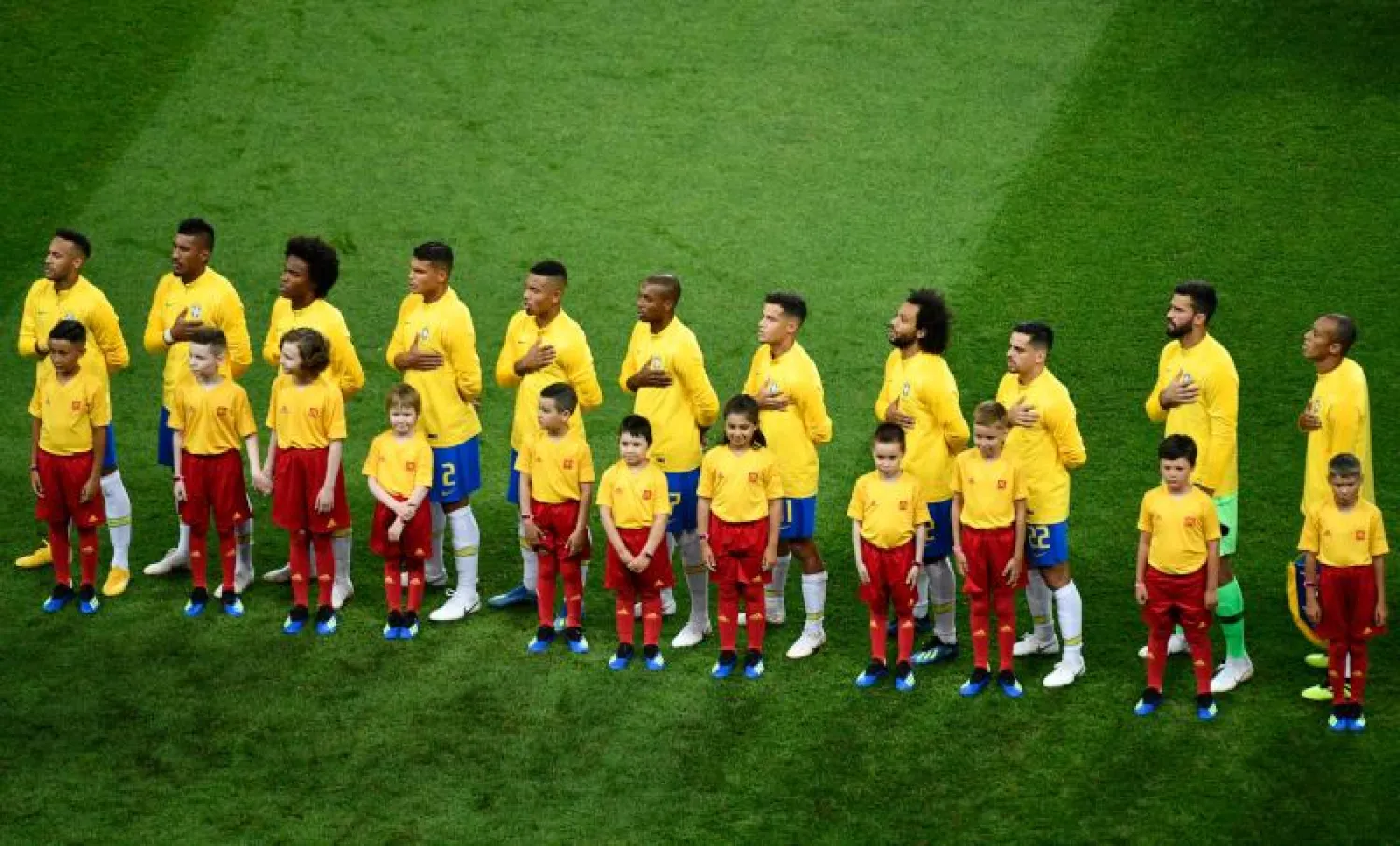 منتخب البرازيل (أ.ف.ب)