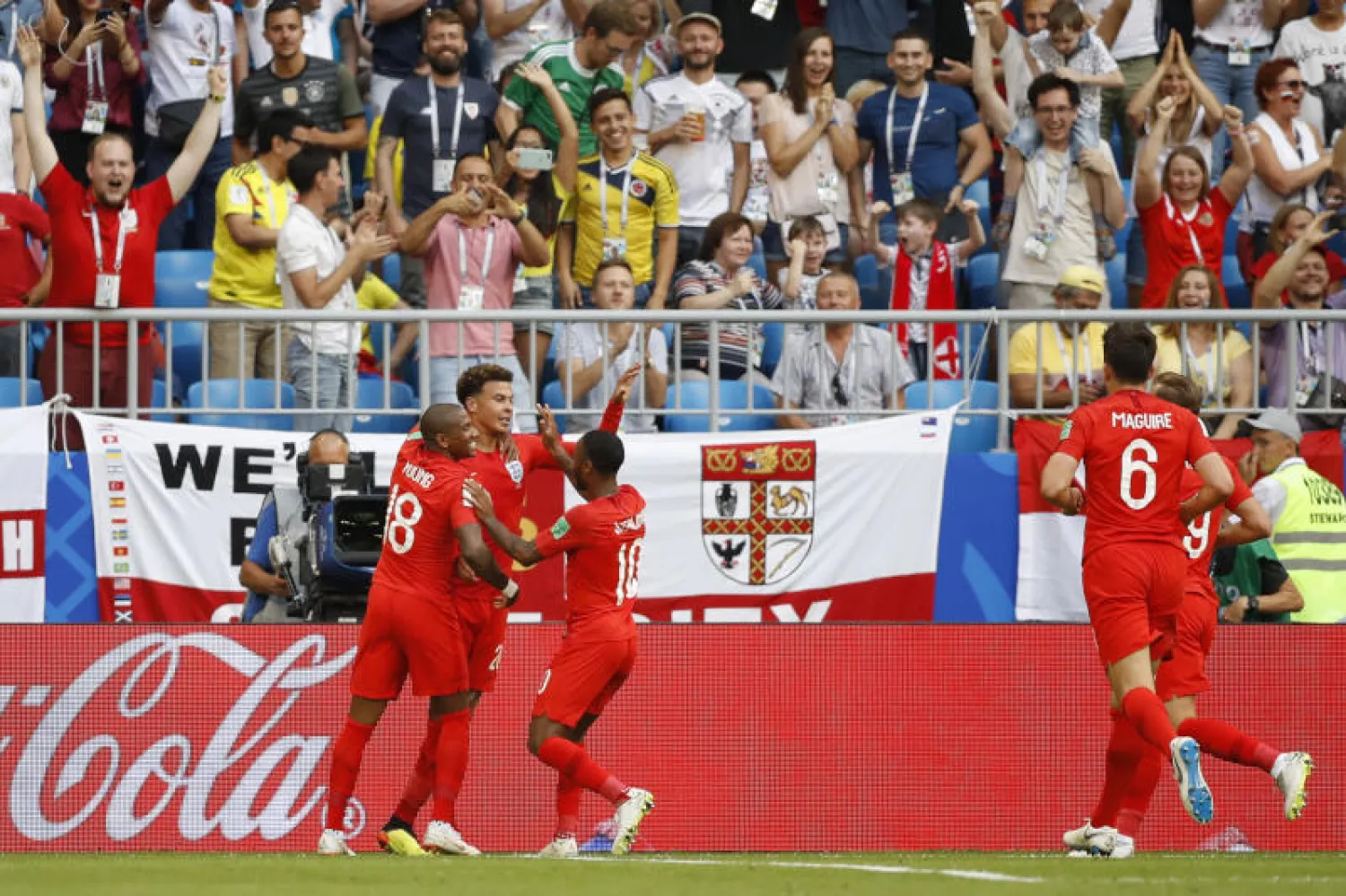 منتخب إنجلترا حاز على احترام الجميع (أ.ب)