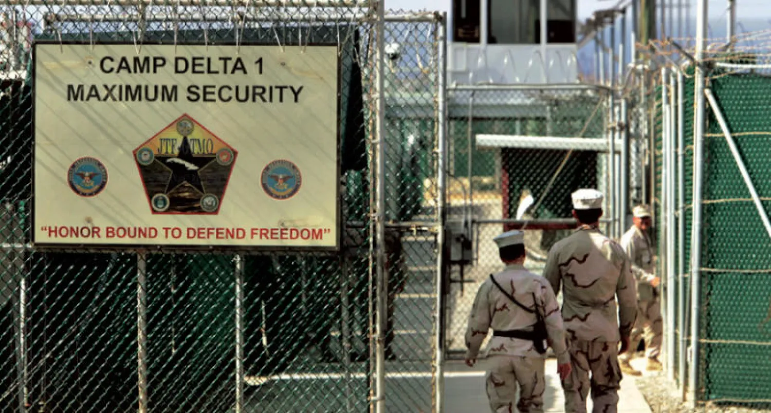 مدخل سجن «دلتا» لعناصر «القاعدة» و«طالبان» في غوانتانامو («الشرق الأوسط»)