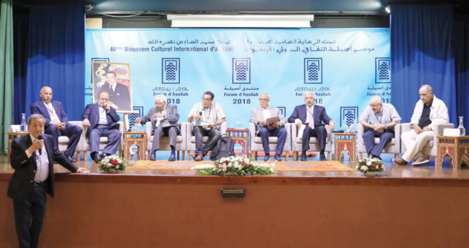 جانب من فعاليات الندوة («الشرق الأوسط»)