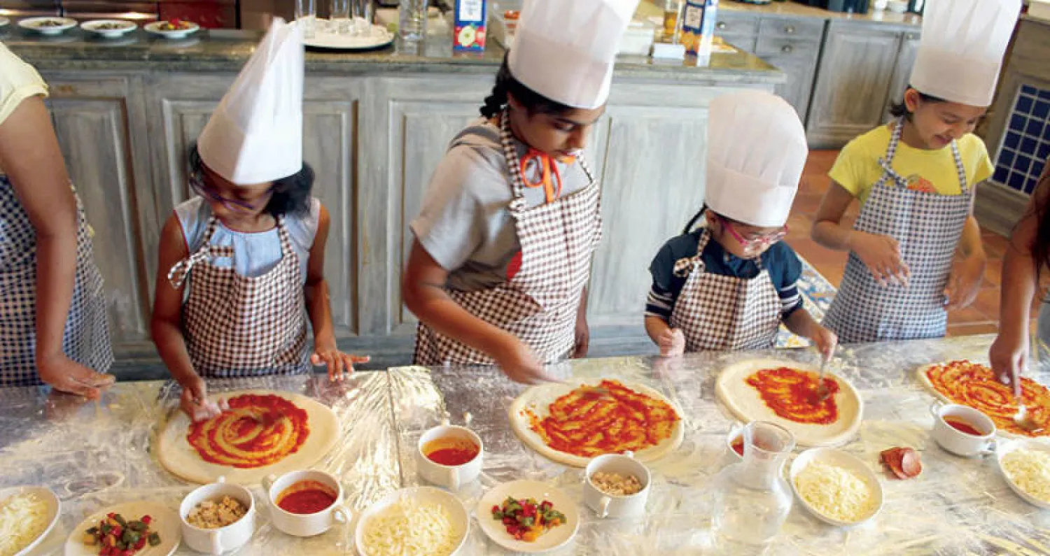 حصص خاصة بتعليم الأطفال الطهي