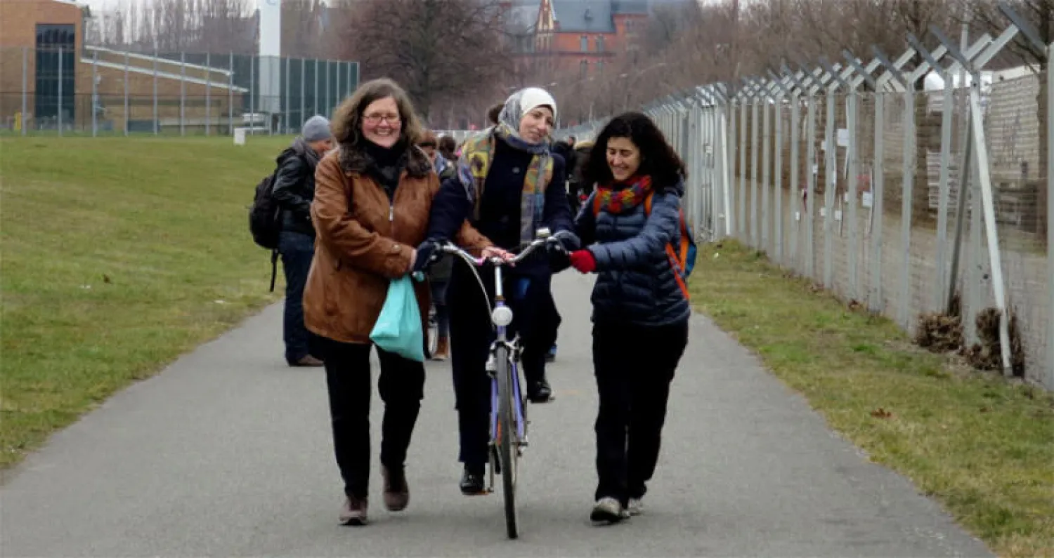 دورات لتعليم اللاجئات في ألمانيا قيادة الدراجات