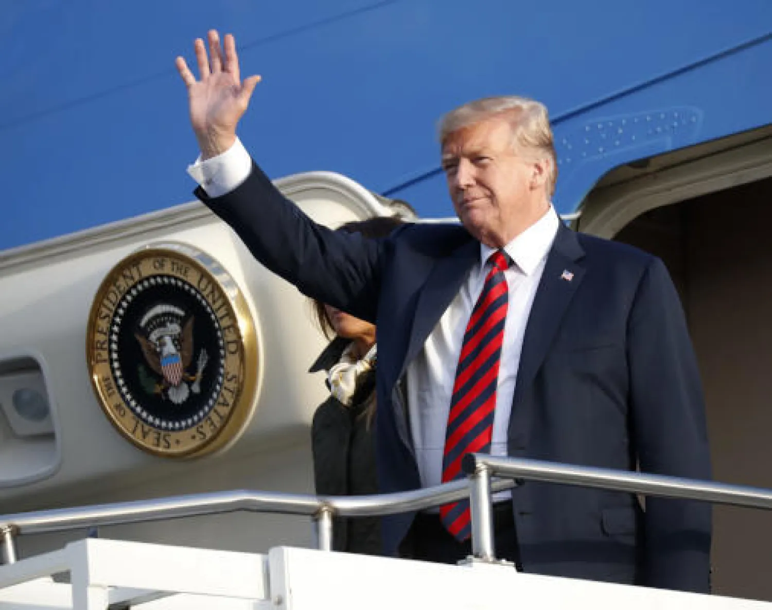 أكد ترمب أنه لا يتوقع أن يتمكن أي مرشح ديمقراطي من هزيمته (ا.ب)