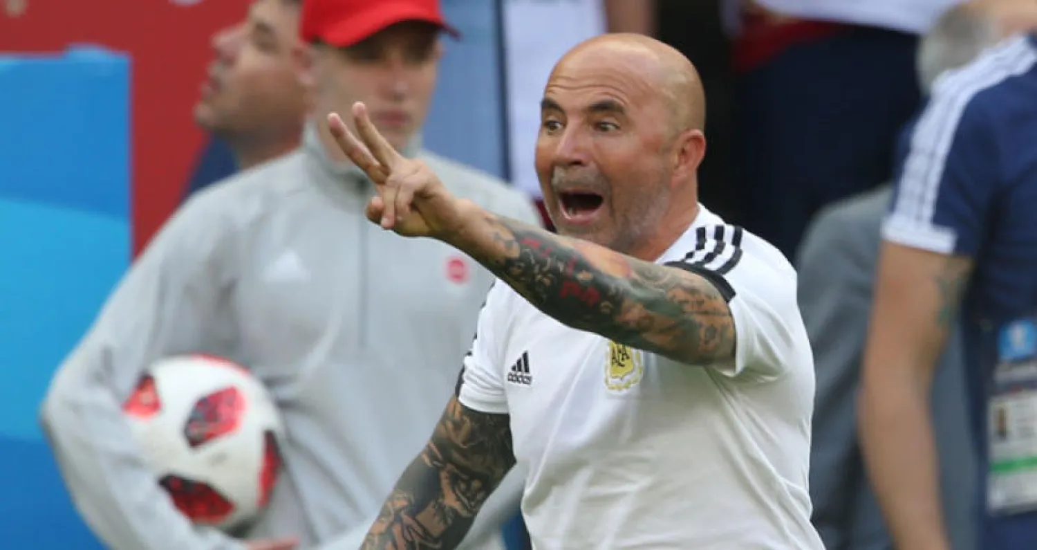 سامباولي أصبح غير مرغوب به في منتخب الأرجنتين (أ.ف.ب)