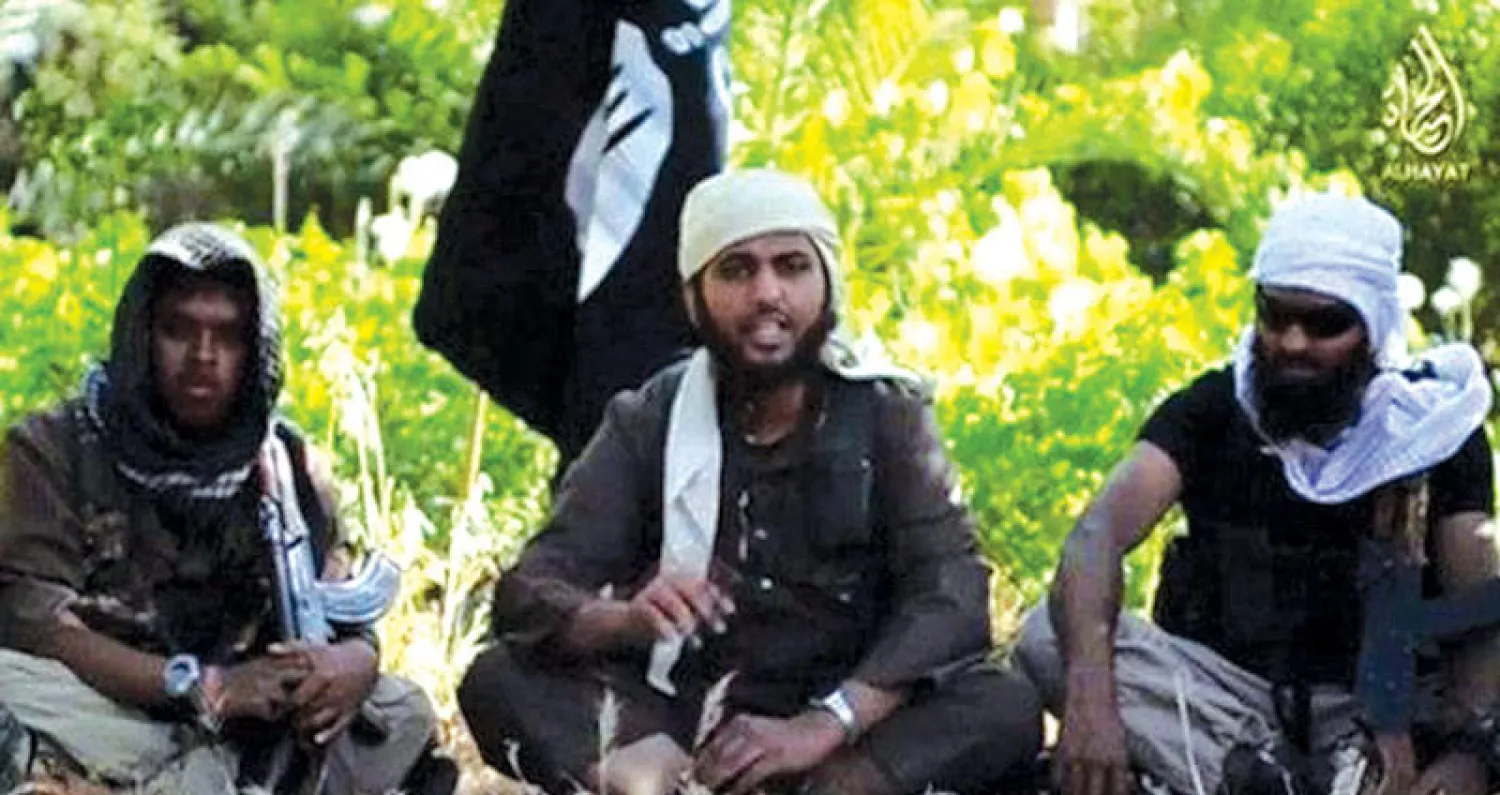 شريط دعائي من «داعش» لقيادات من التنظيم قبل استهدافهم بغارة «درون» في الرقة  («الشرق الأوسط»)