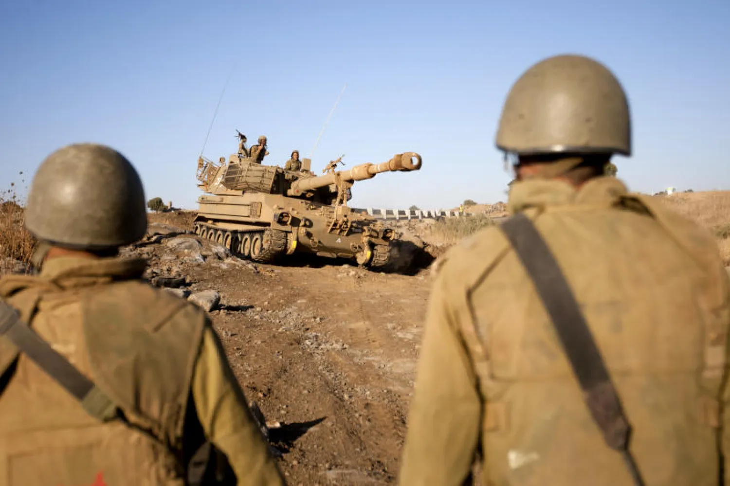 دبابة إسرائيلية في الجولان