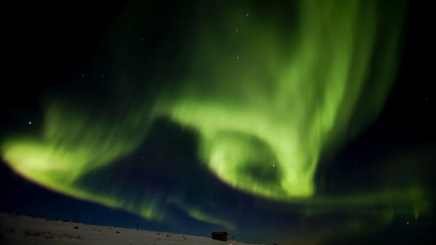 Aurora Borealis, or Northern Lights, fill the sky over Finnmark. (AFP)