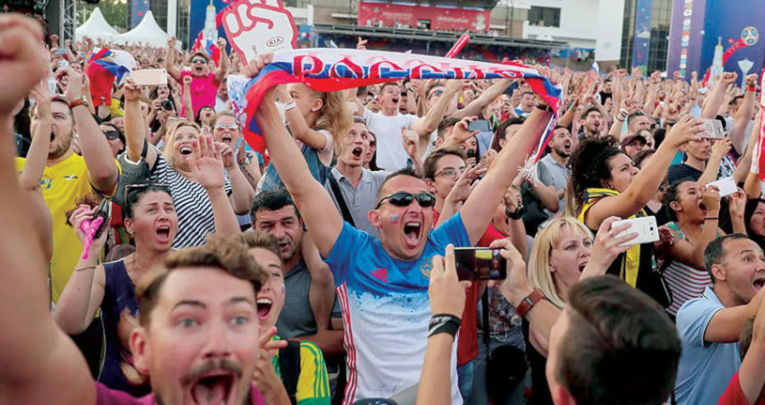 الروبل والعقارات السياحية كانت من بين ابرز الرابحين في الاقتصاد الروسي خلال المونديال (رويترز)