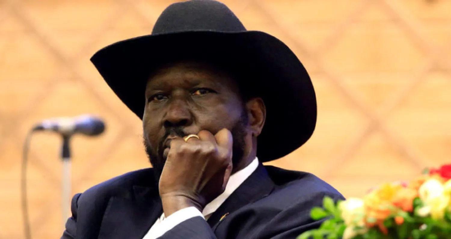 رئيس جنوب السودان سلفا كير خلال زيارته الأخيرة للخرطوم (رويترز)