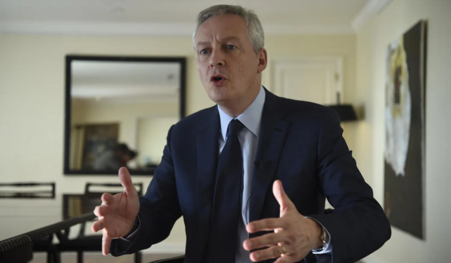 وزير الاقتصاد الفرنسي برونو لومير (أ.ف.ب)