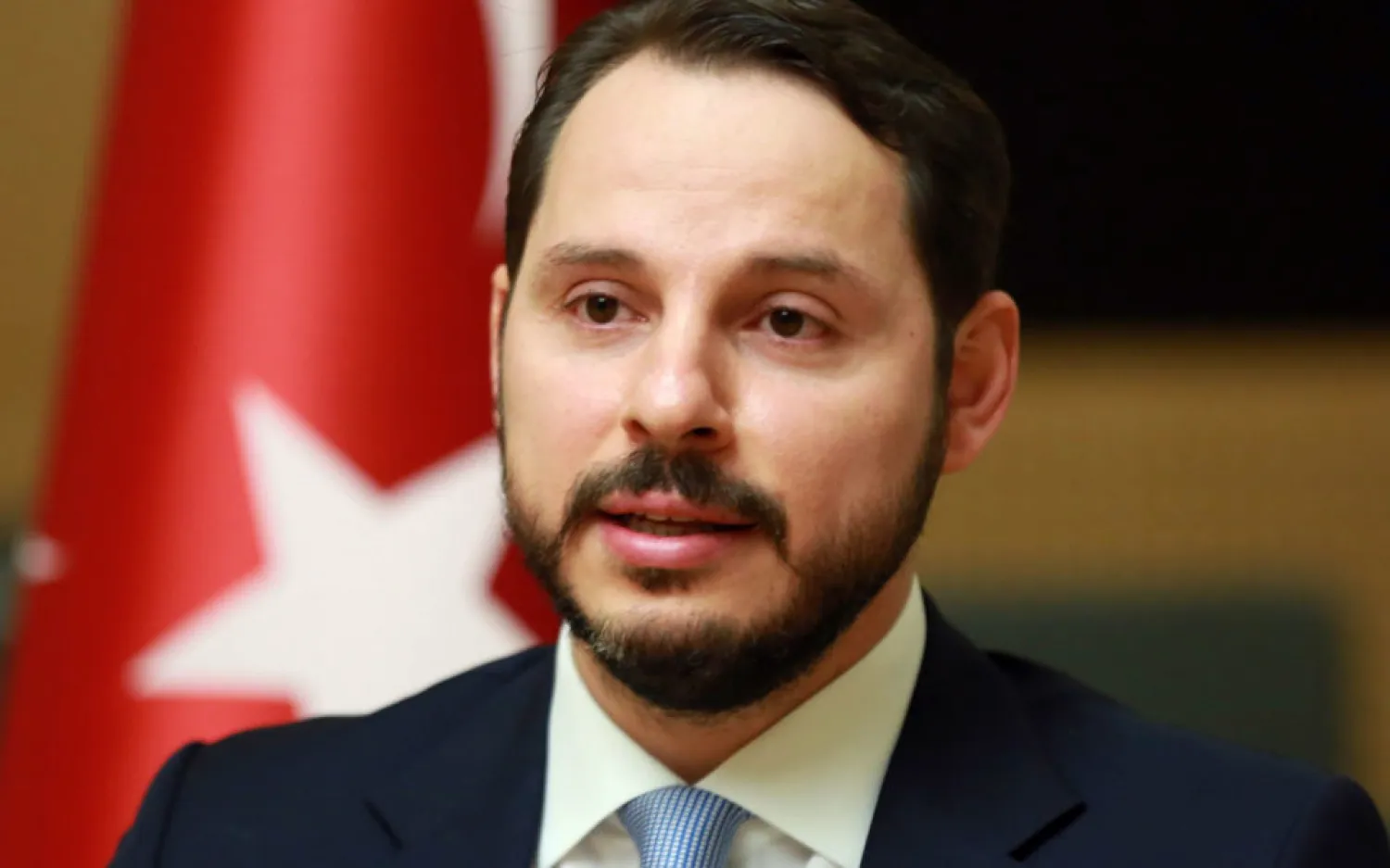 Turkey's Treasury and Finance Minister Berat Albayrak. (AFP)