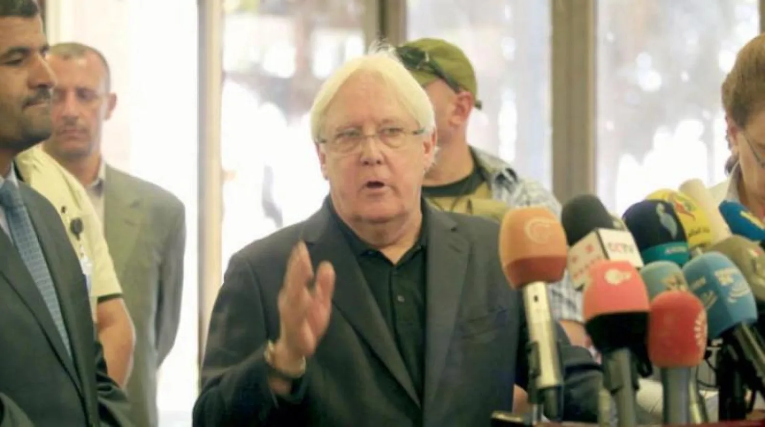 المبعوث الأممي مارتن غريفيث (أ.ف.ب)