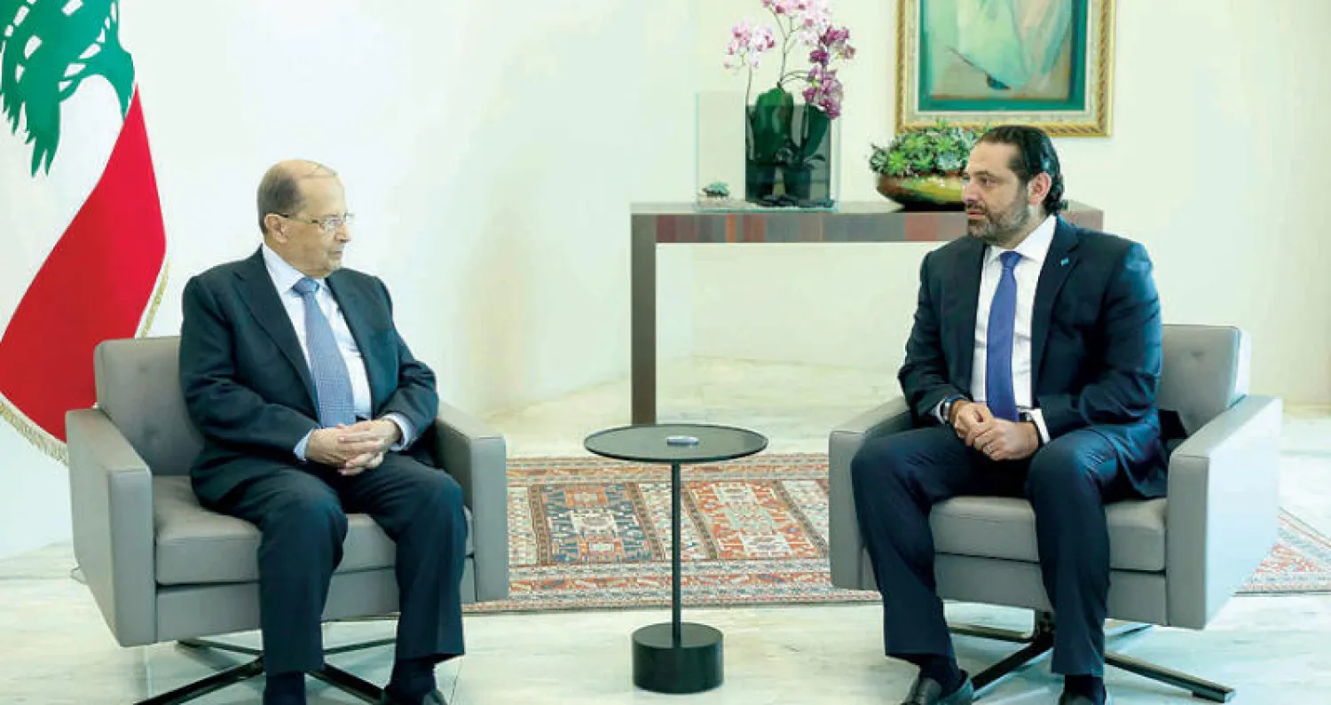 الحريري متفائل بتشكيل الحكومة بعد لقائه عون