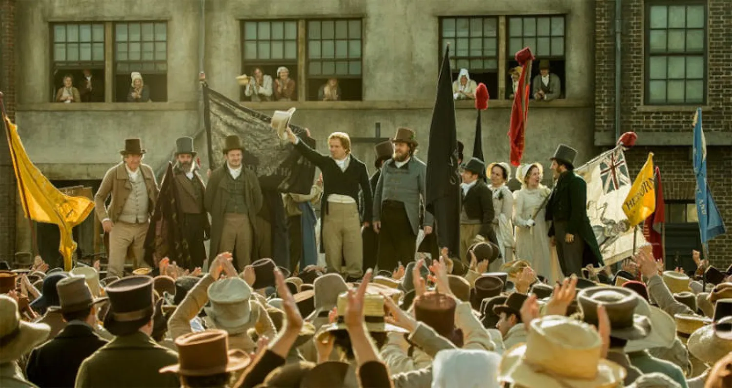 من فيلم مايك لي الجديد «بيترلو»