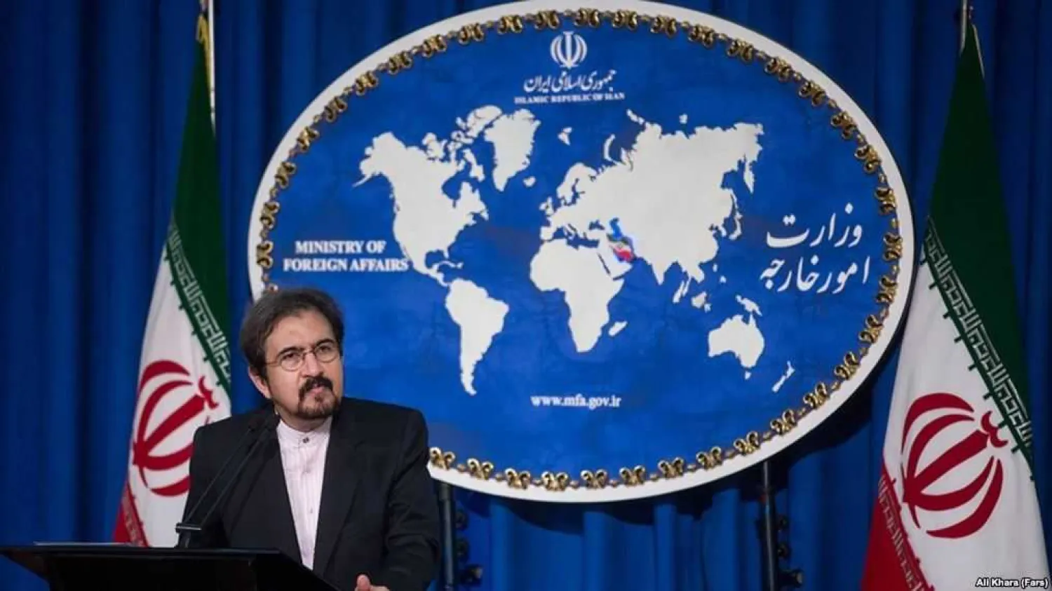 Foreign Ministry spokesman Bahram Ghasemi. Fars news agency