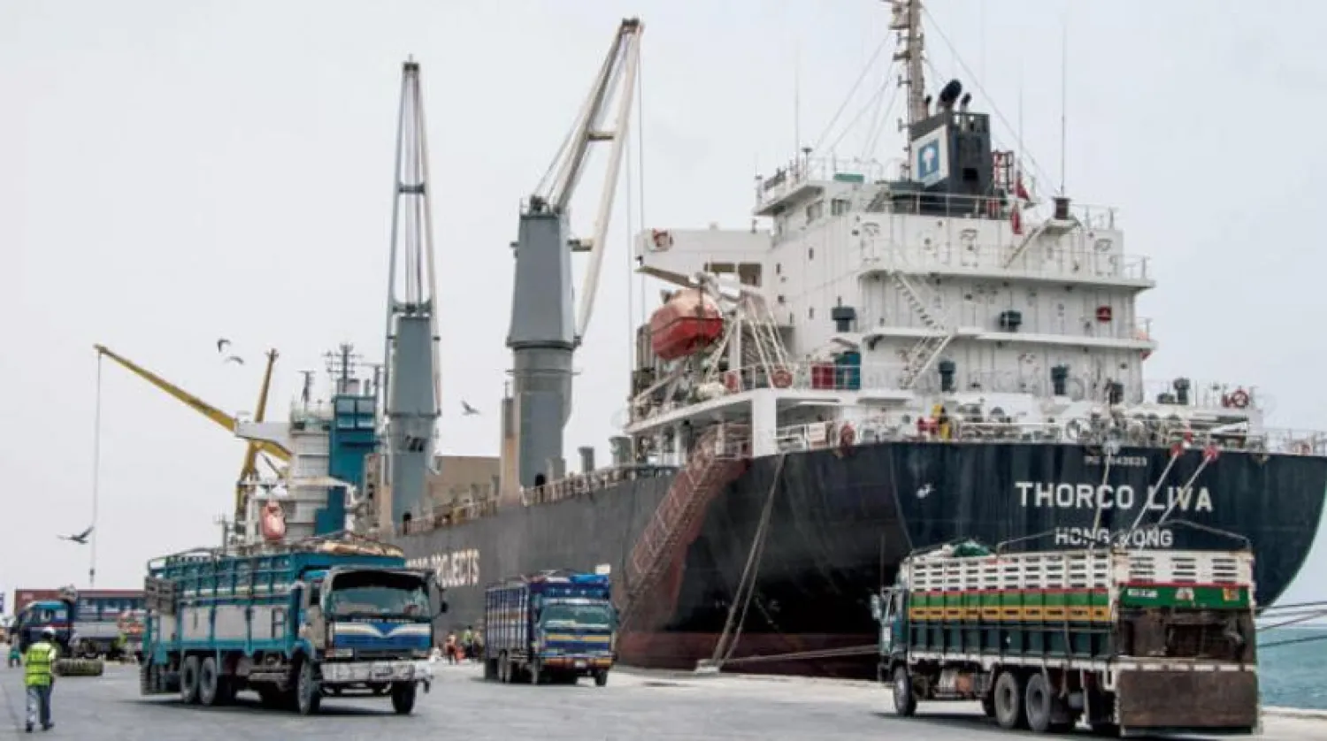 Berbera port of Somaliland on July 21, 2018. MUSTAFA SAEED / AFP