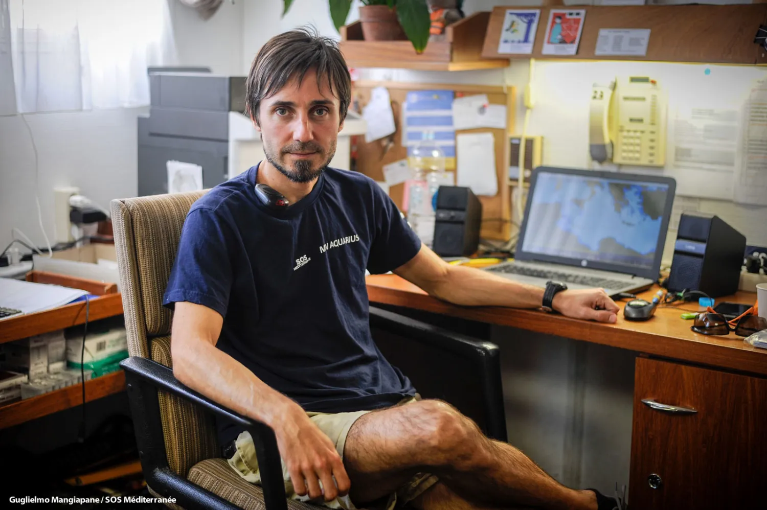 نيكو ستالا منسق عمليات البحث والإنقاذ نيكولا ستالا في «أكواريوس»