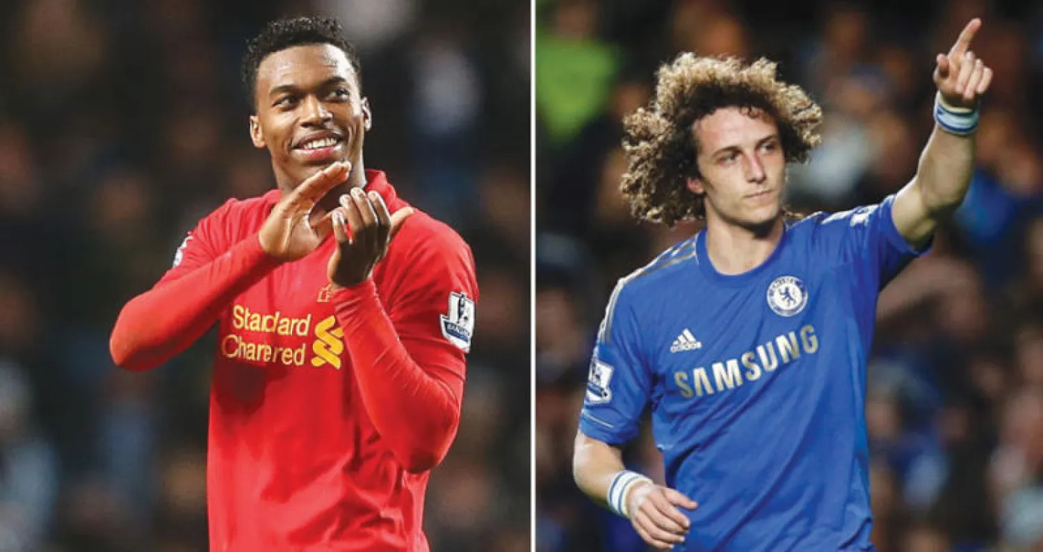 لويز مدافع تشيلسي  -  ستوريدج مهاجم ليفربول