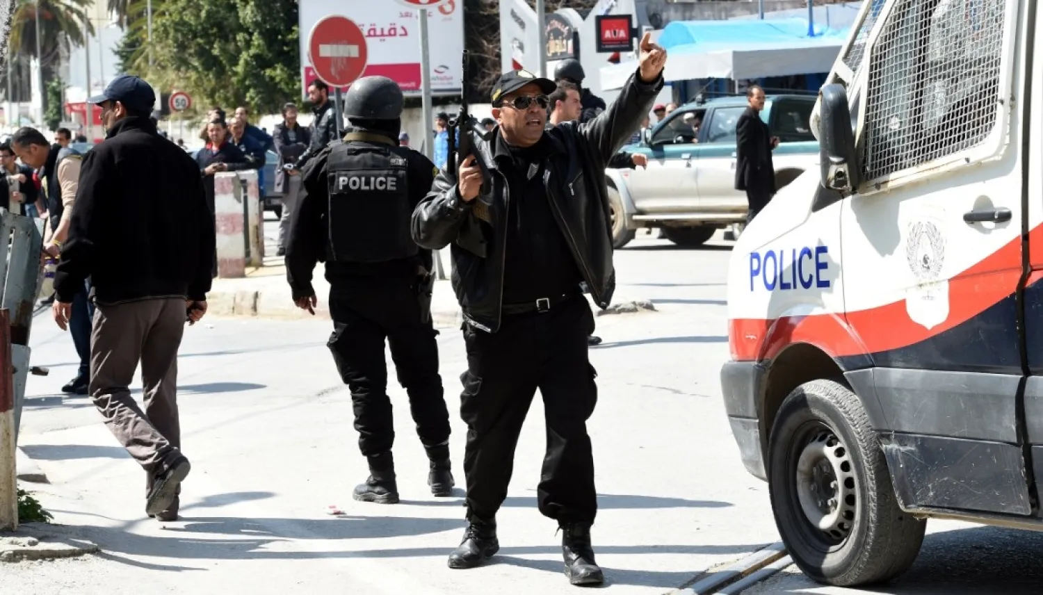 Tunisian security forces. (Getty Images)