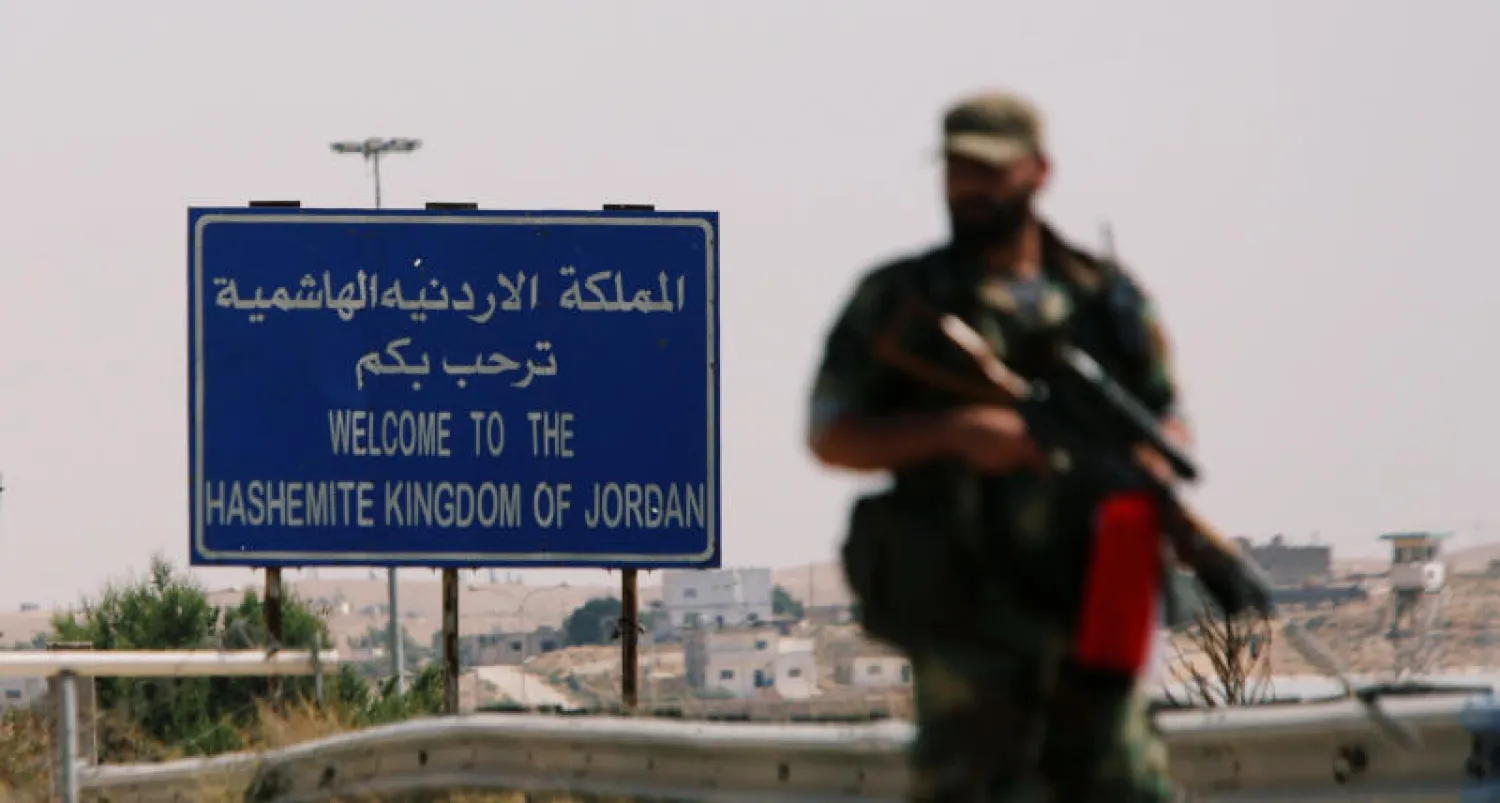 معبر نصيب بين الأردن وسوريا (رويترز)