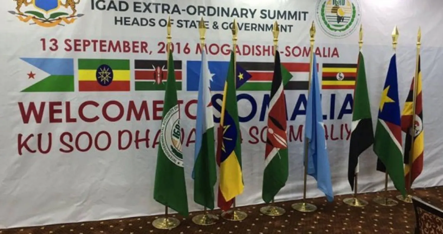 أعلام دول الهيئة الحكومية للتنمية لدول شرق أفريقيا «إيغاد».