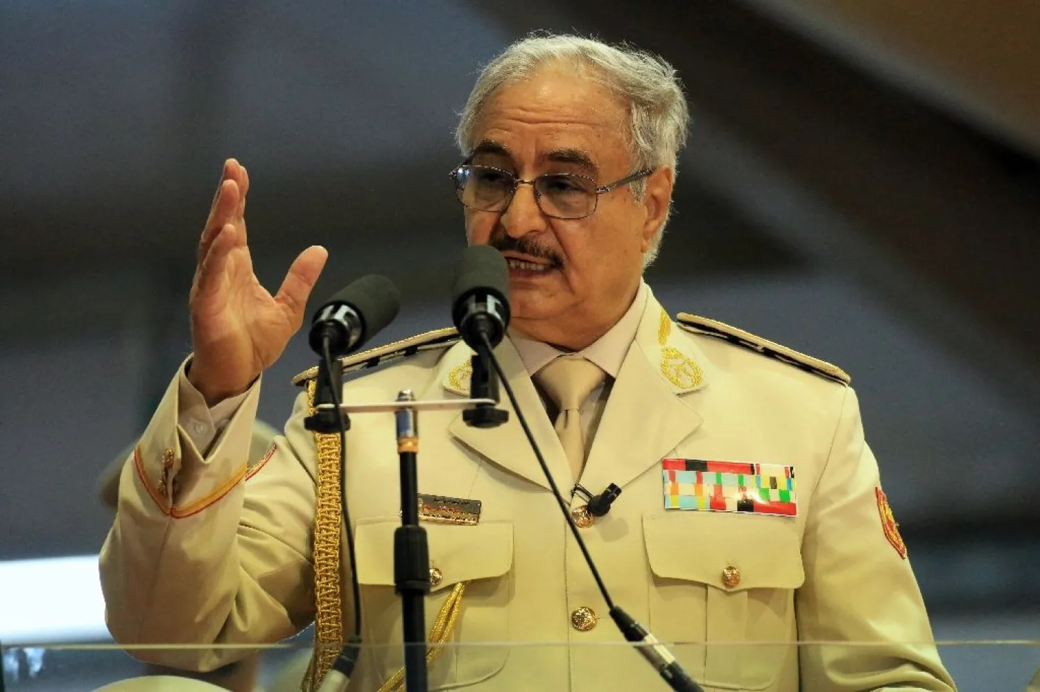 File photo: LNA leader Marshall Khalifa Haftar. AFP/Abdullah DOMA