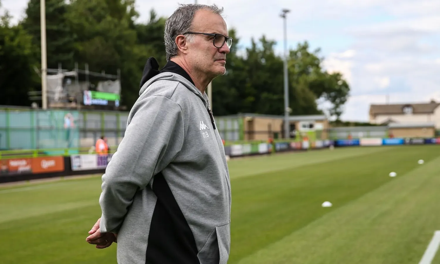 Marcelo Bielsa takes charge of Leeds United for the first time against Stoke City on Sunday. Photograph: Shane Healey/ProSports/Rex/Shutterstock