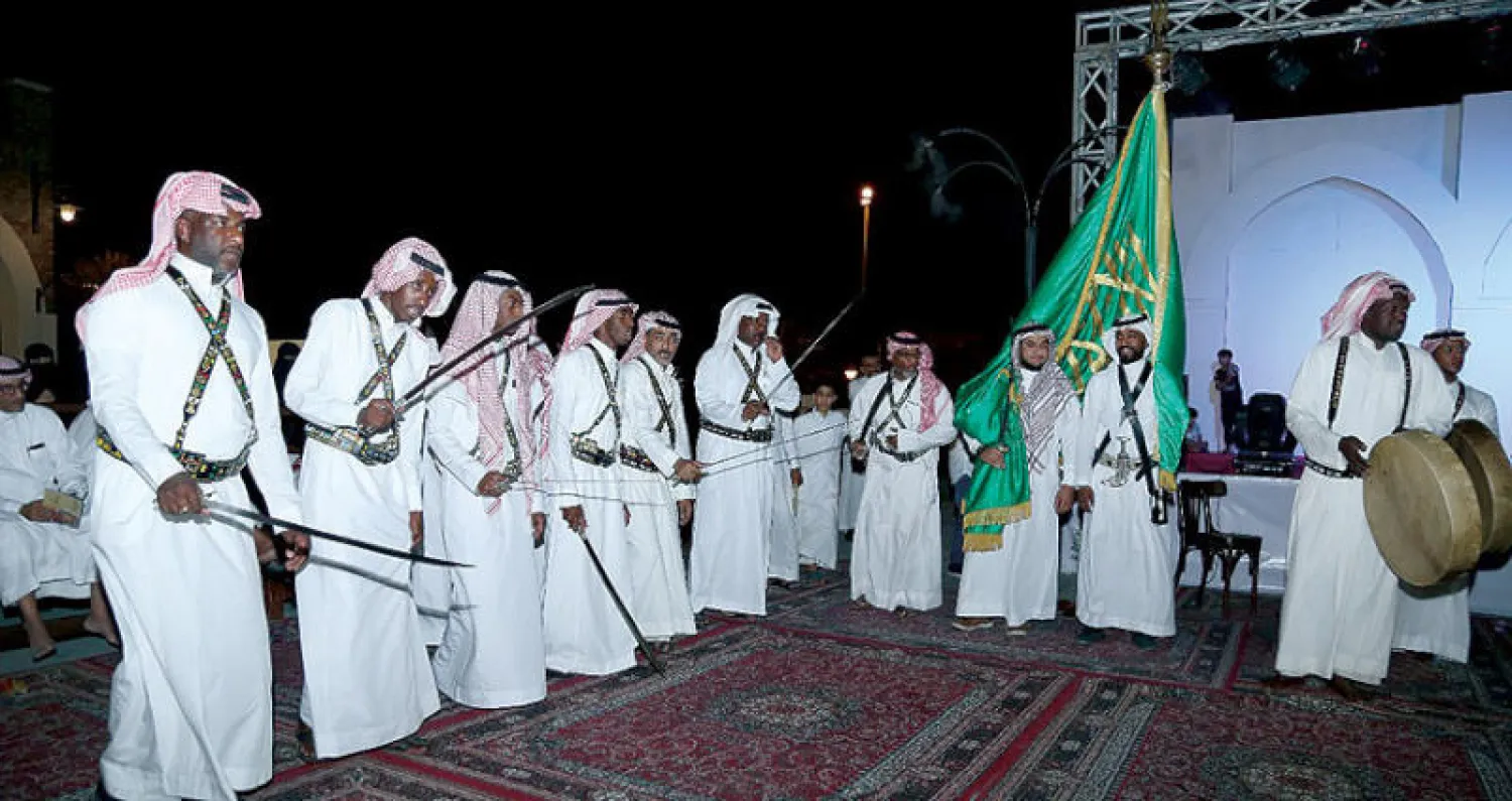 جانب من فعاليات الأمسية بالحي المديني التراثي