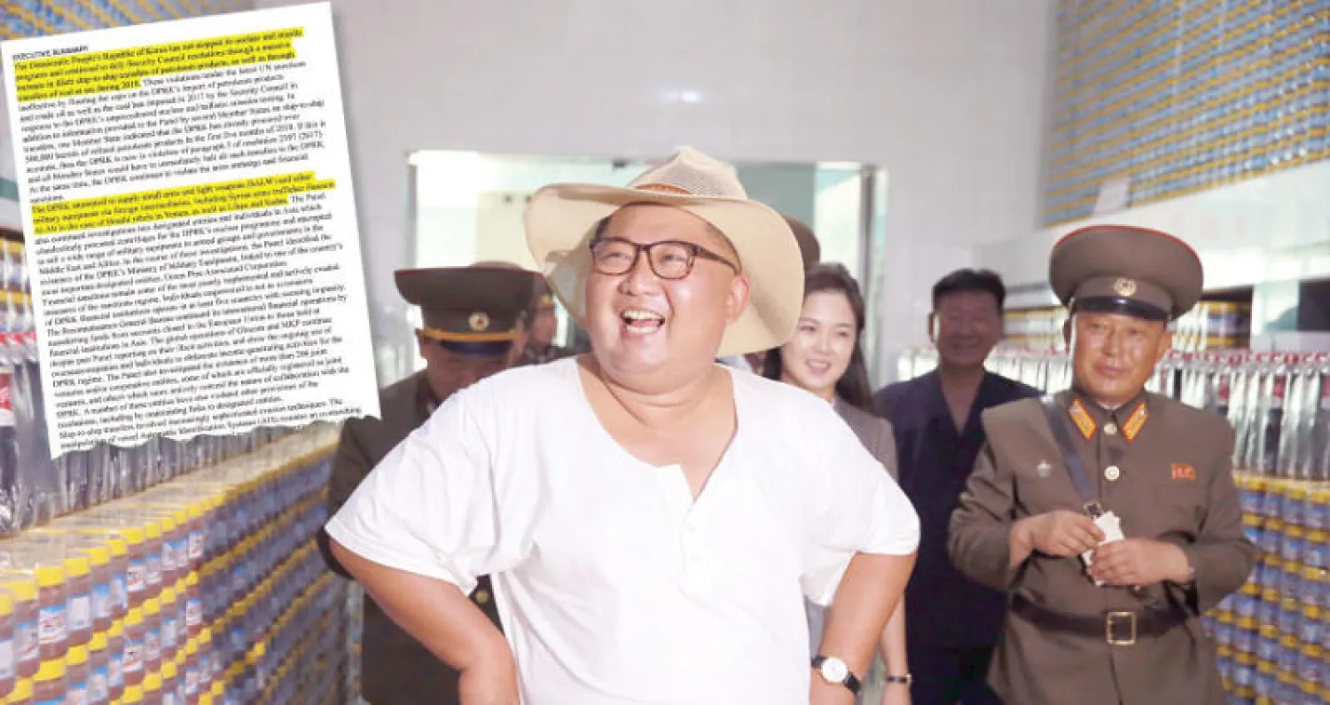 كيم جونغ أون يزور مصنعا كوريا أول من أمس (رويترز)