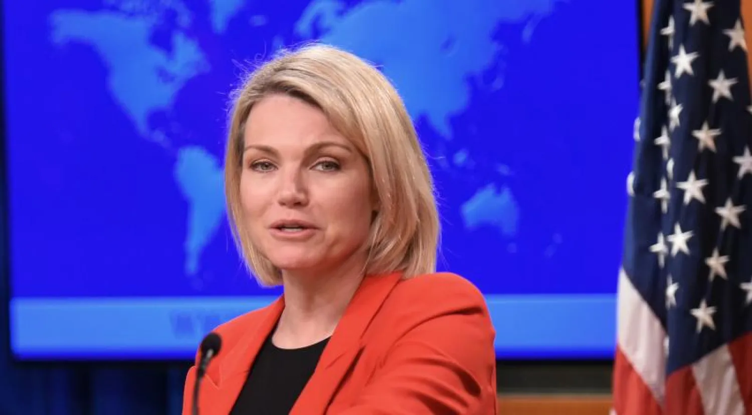 المتحدثة باسم وزارة الخارجية الأميركية هيذر ناورت (أ.ف.ب)