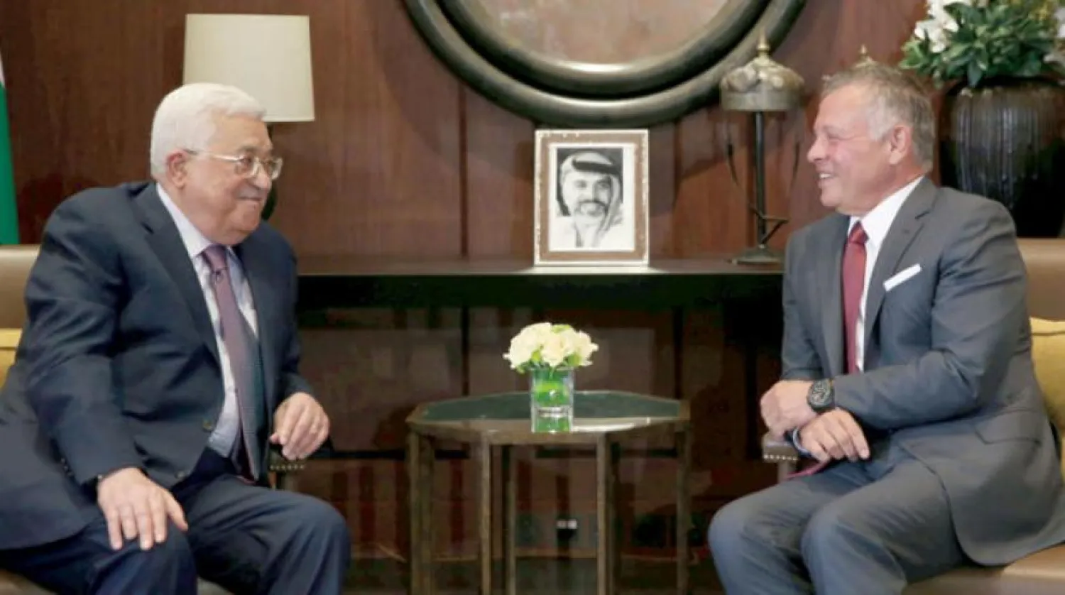 Jordan’s King Abdullah II meets with Palestinian President Mahmoud Abbas (Reuters)

 