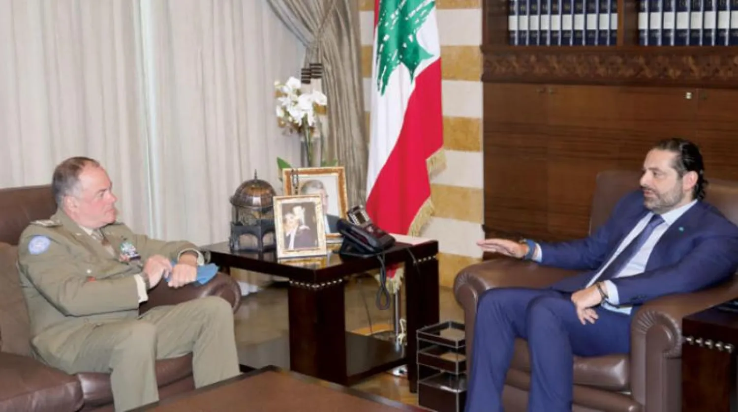 Hariri meets with Del Col. Dalati and Nohra photo