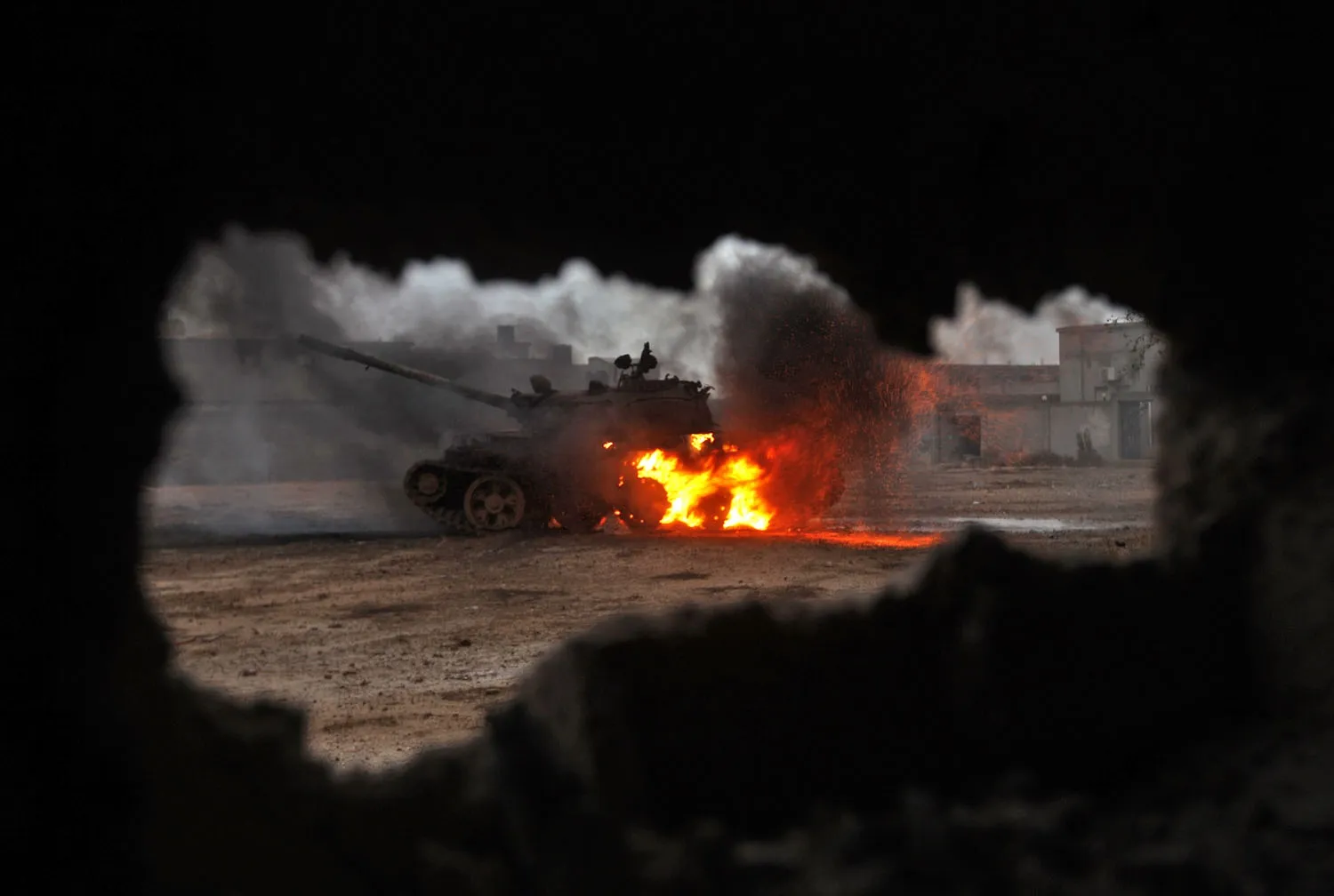 Clashes south of Benghazi, Libya, November 2016. (AFP / Abdullah Doma)