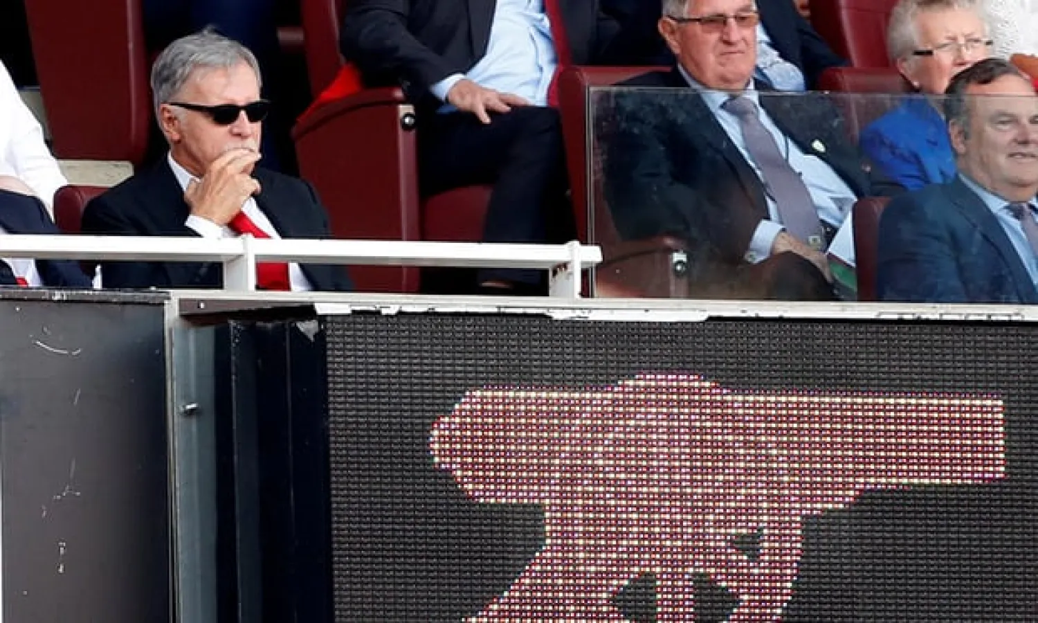  ‘Once Stan Kroenke has Alisher Usmanov’s shares stock market rules will allow him to make a compulsory purchase of all remaining shares, thus giving him 100% ownership.’ Kroenke in the Emirates Stadium in May 2018. Photograph: Matthew Childs/Reuters
