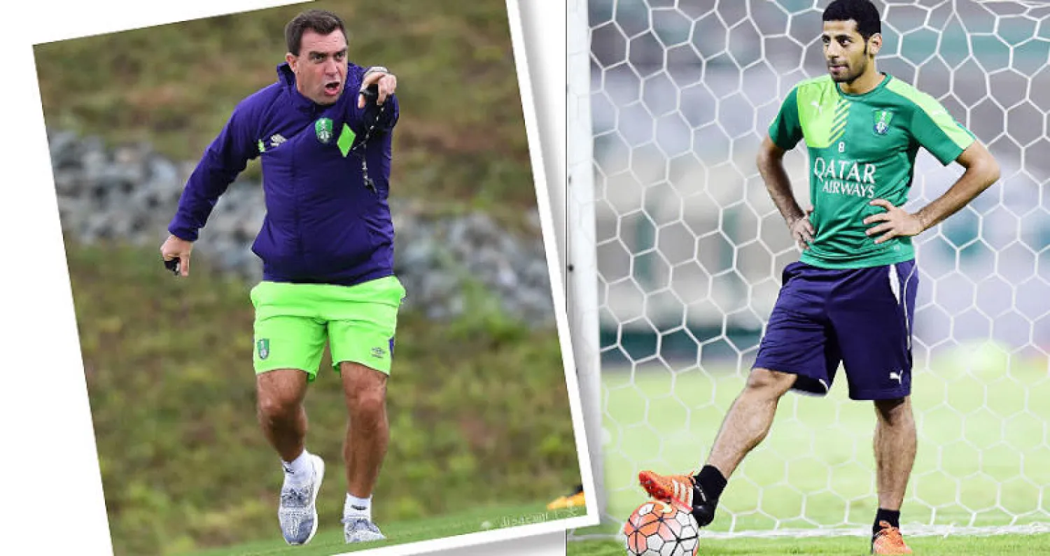 تيسير الجاسم - غويدي مدرب الأهلي («الشرق الأوسط»)