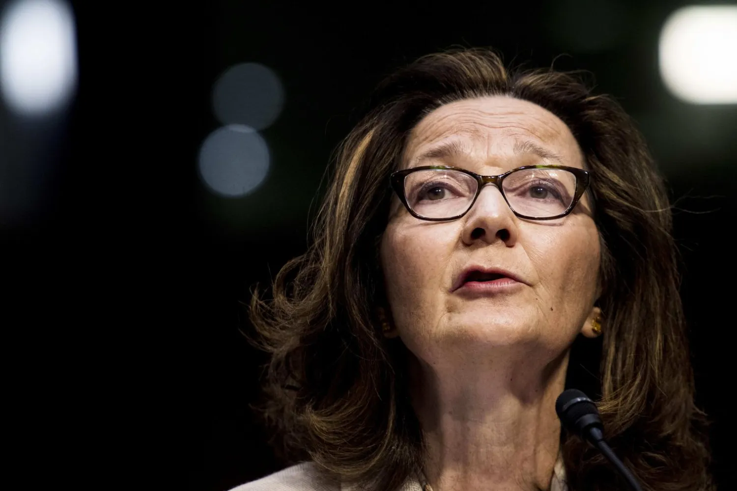 Gina Haspel, now the CIA director, testified during her nomination hearing before the Senate Intelligence Committee on May 9. (Melina Mara/The Washington Post)