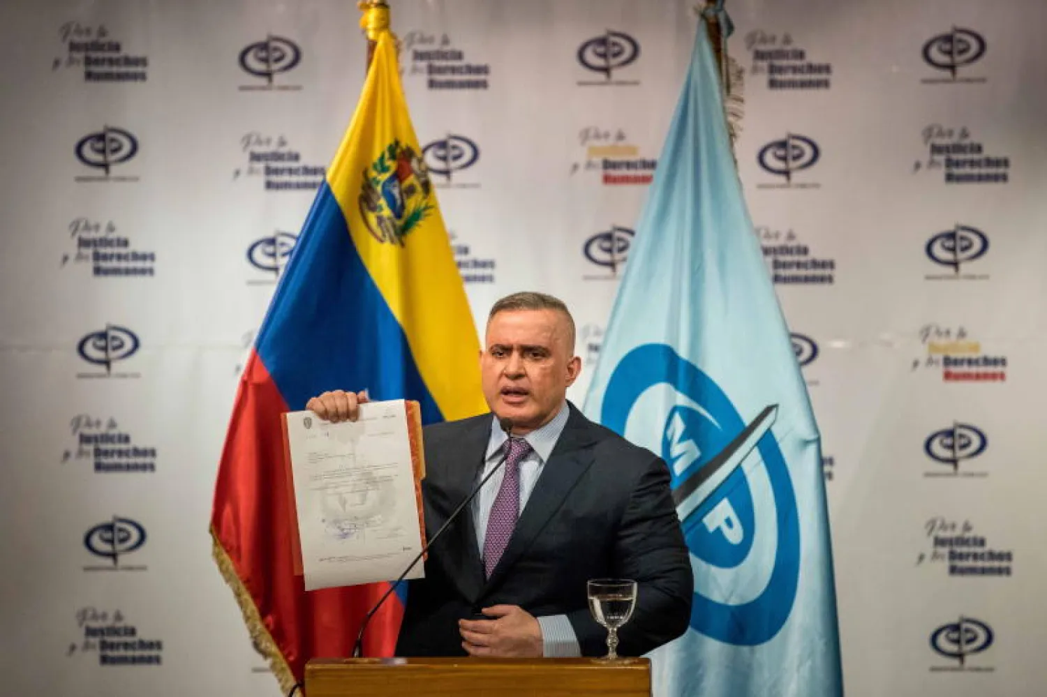 النائب العام الفنزويلي طارق وليام صعب (أ.ف.ب)