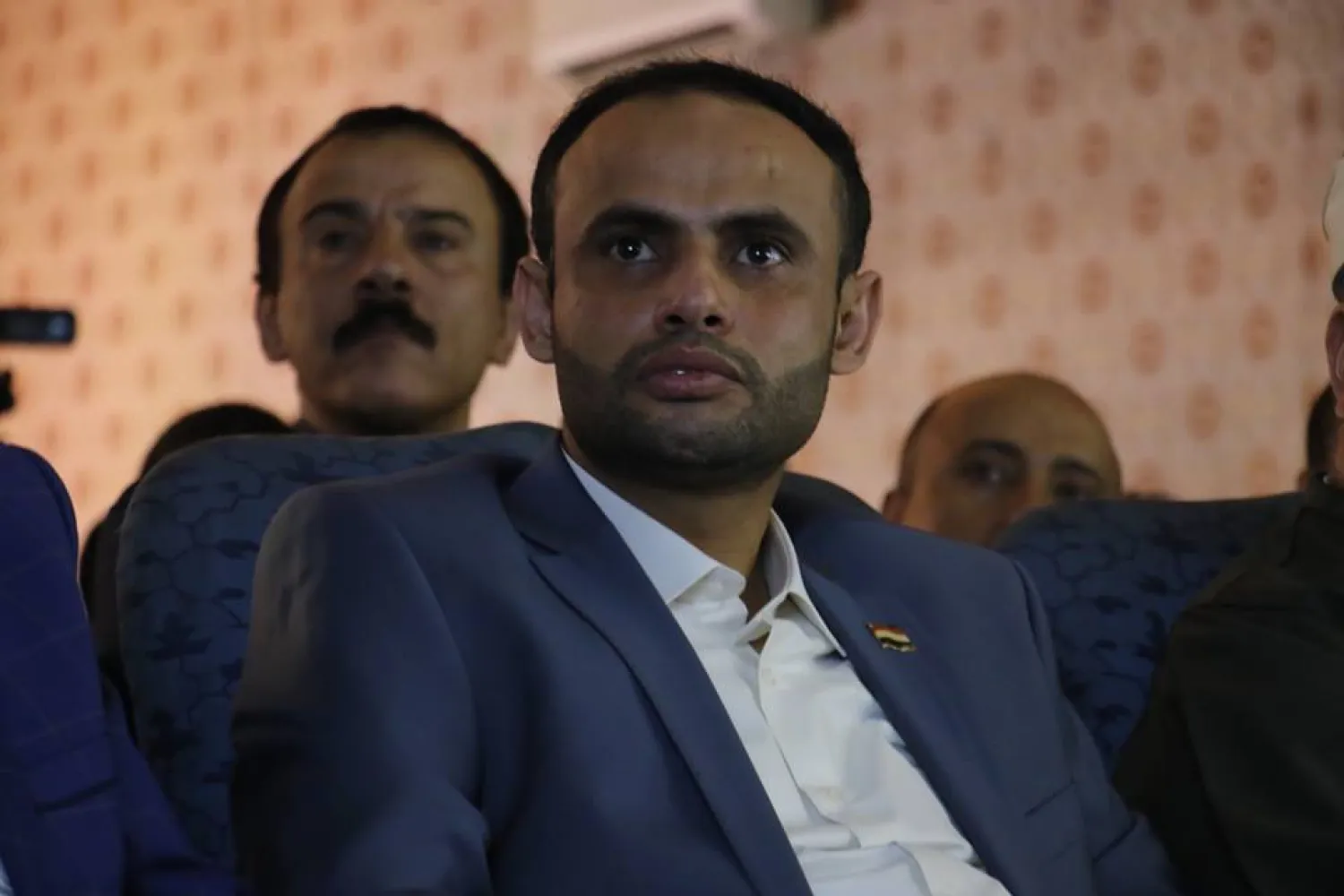 Head of the Houthi militia's Supreme Political Council Mahdi al-Mashat. Saba