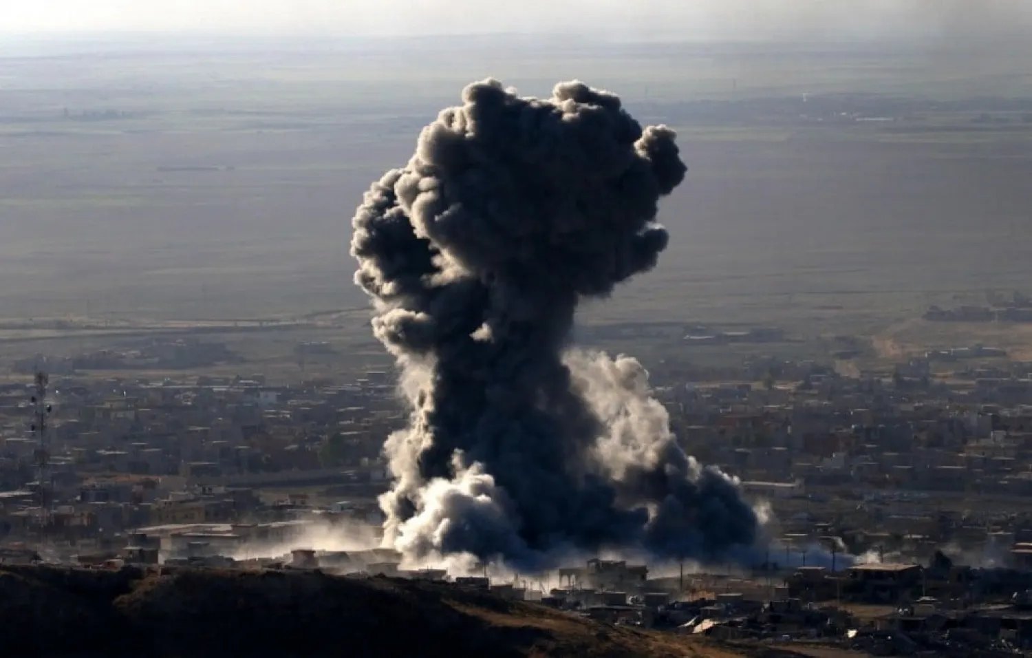 Iraq condemned Turkish strikes against Sinjar. (AFP)