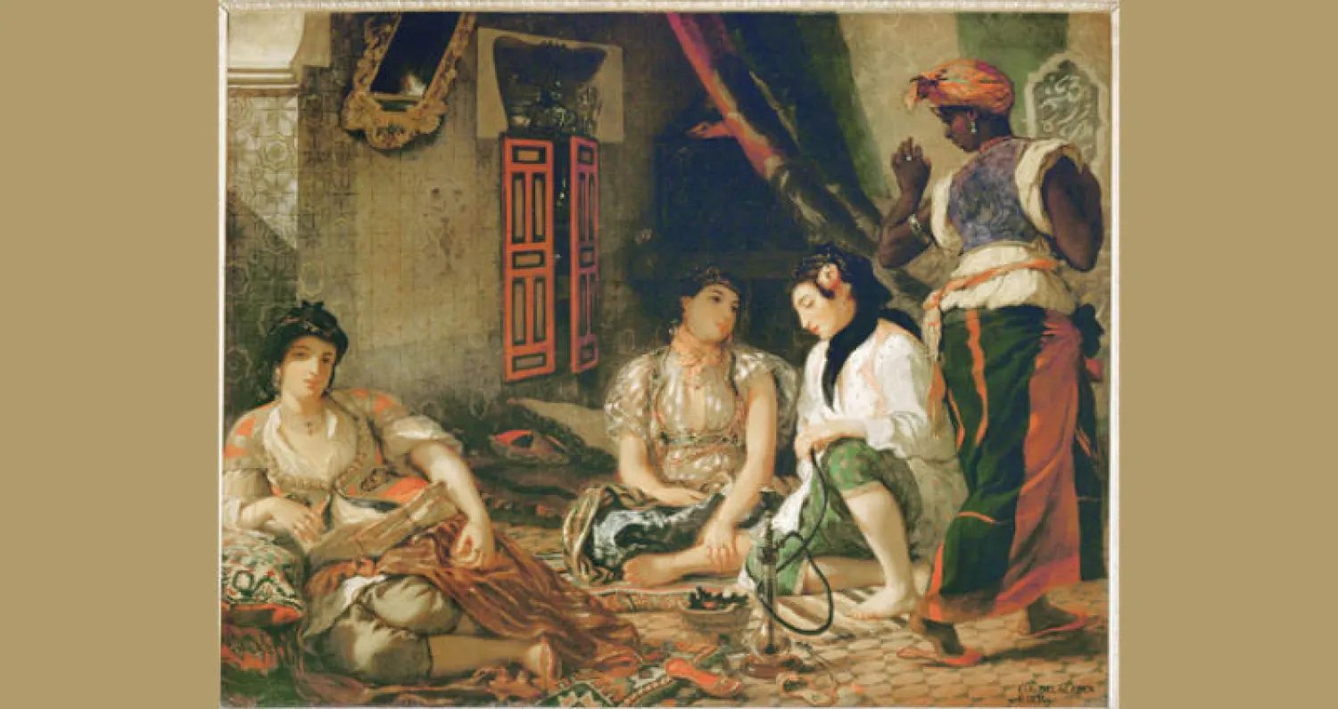 لوحة «نساء جزائريات في مخدعهن»