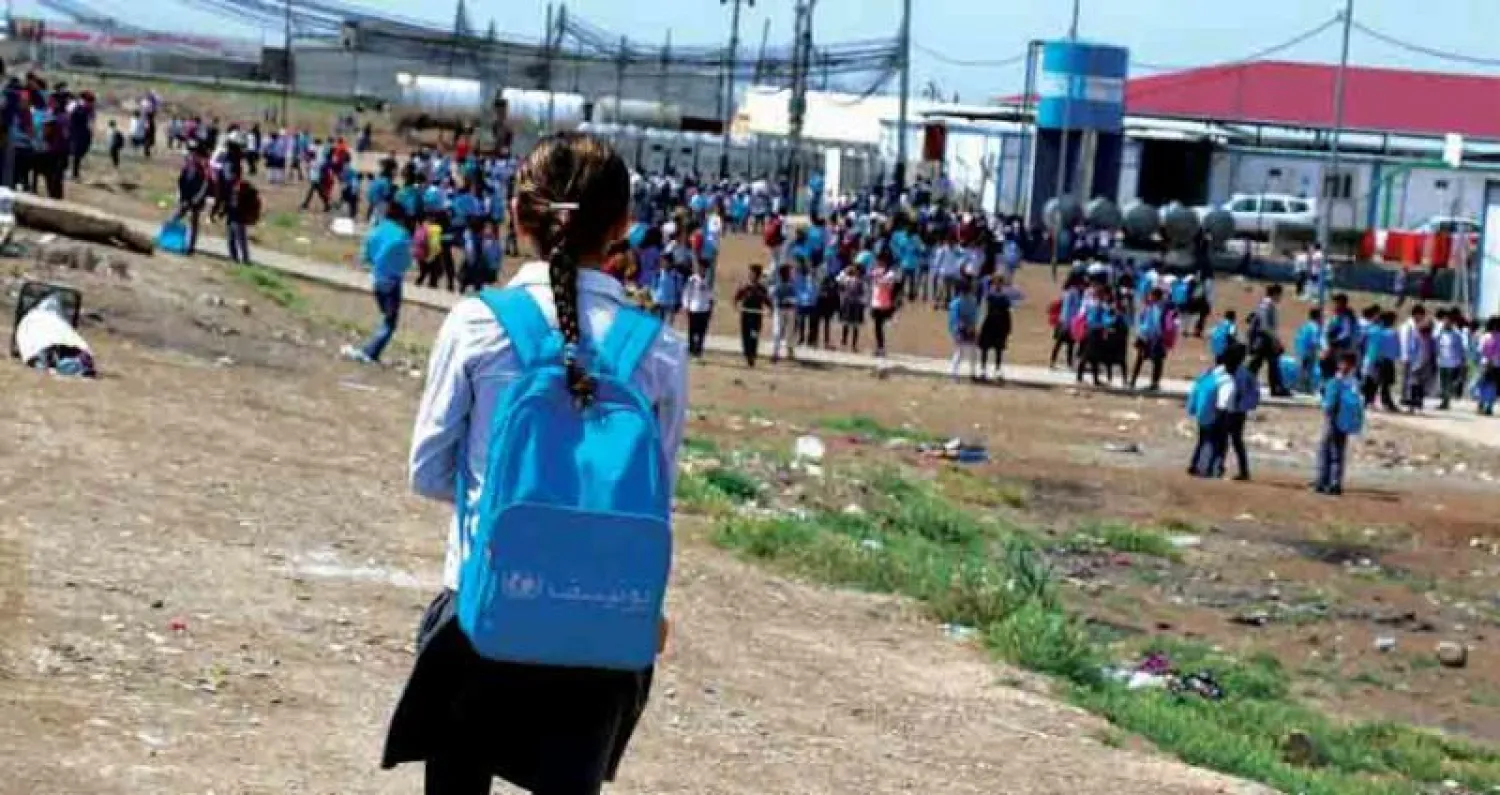 مخيم دوميز للنازحين السوريين في شمال العراق («الشرق الأوسط»)