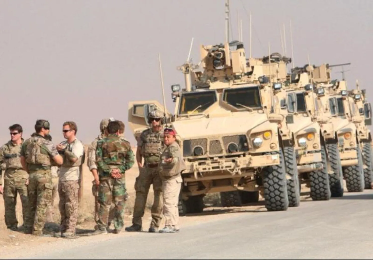 قوات أميركية في مدينة الموصل العراقية خلال الحرب ضد «داعش» - أرشيفية (رويترز)