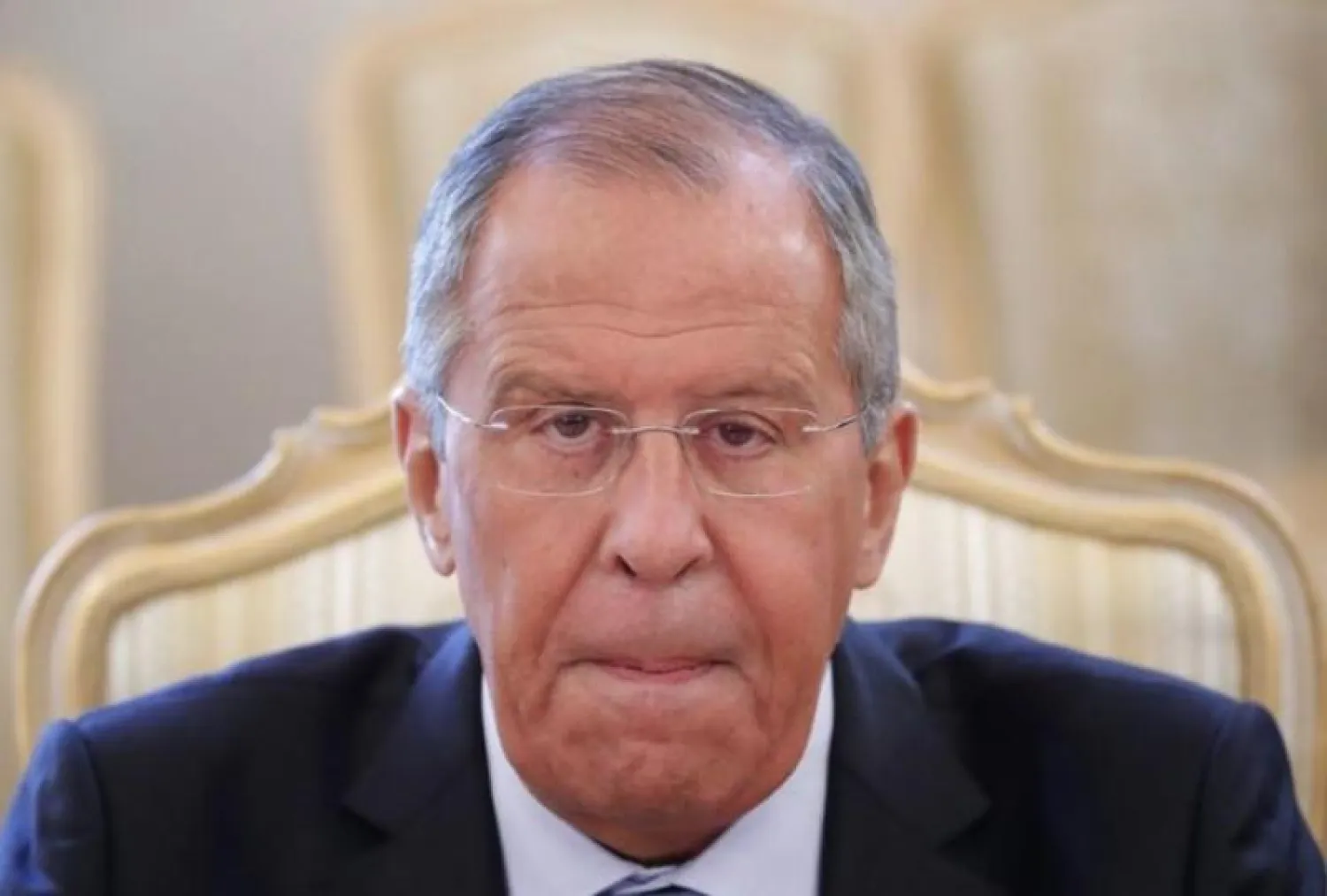 وزير الخارجية الروسي سيرغي لافروف خلال اجتماع مع نظيره اللبناني في موسكو (رويترز)