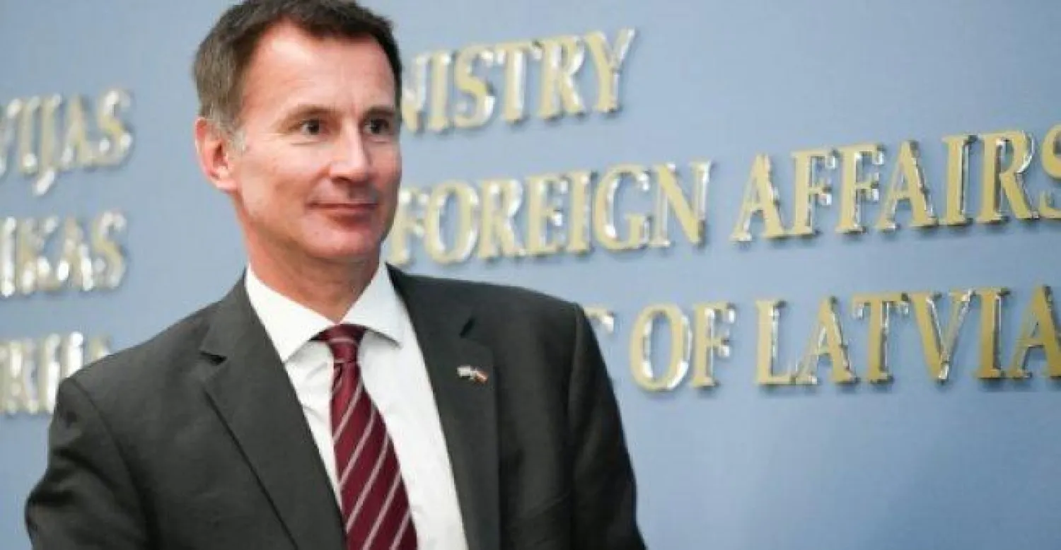 وزير الخارجية البريطاني جيريمي هانت (أ.ف.ب)